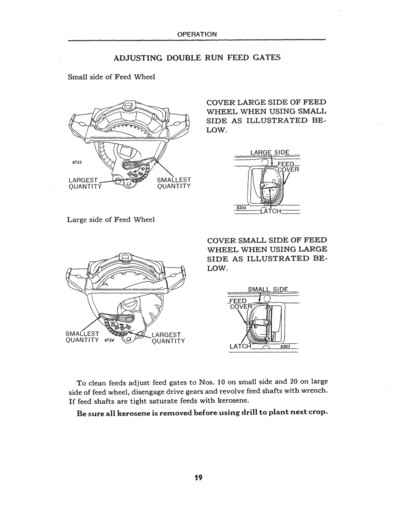 John Deere Van Brunt Grain Drill Seed Chart