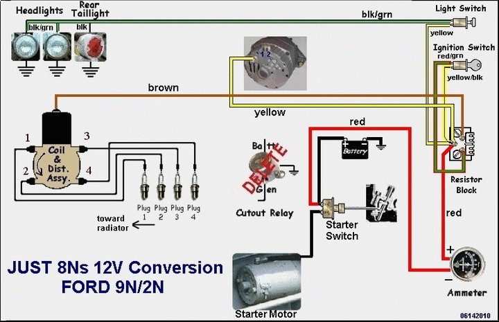 Ford Naa Wiring Diagram - Wiring Diagram