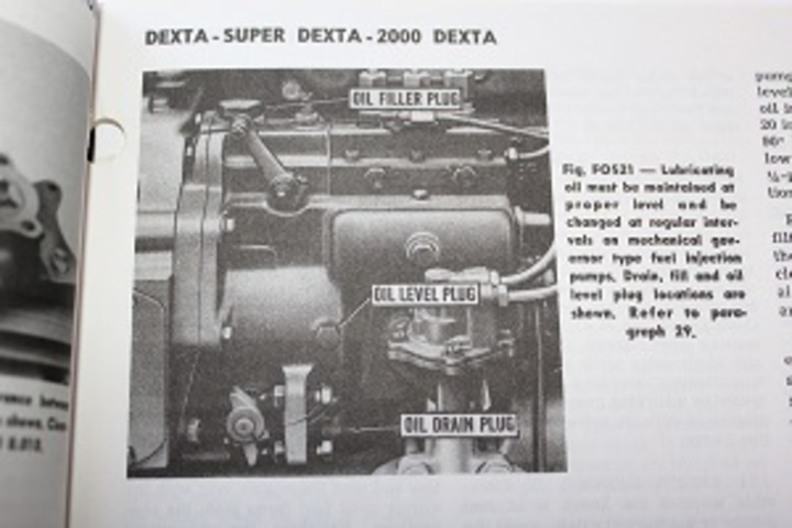 fordson super major diesel pump timing