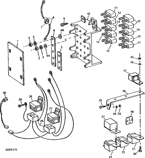 4450 blower motor stops and starts randomly - John Deere ... 4430 cab wiring schematic 