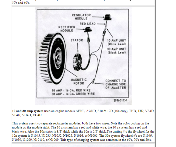 What are these Wisconsin VG4D electrical parts ... wisconsin engine alternator wiring diagram 