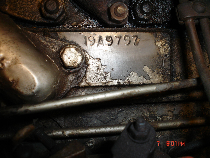 Mf 135 engine serial number search