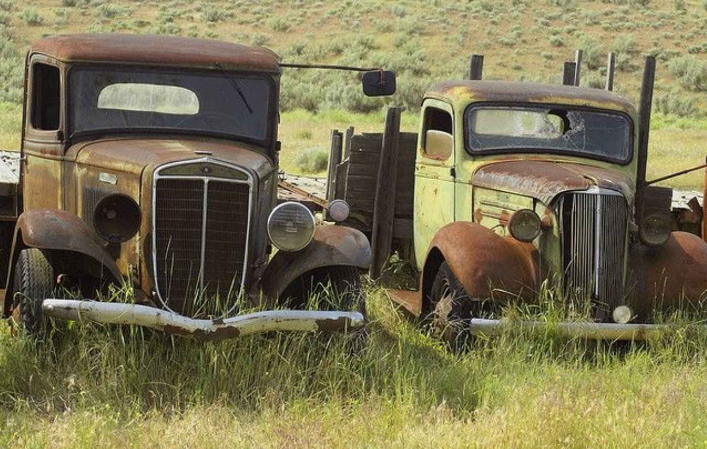 2024.04.09 - rusty old farm trucks.jpg