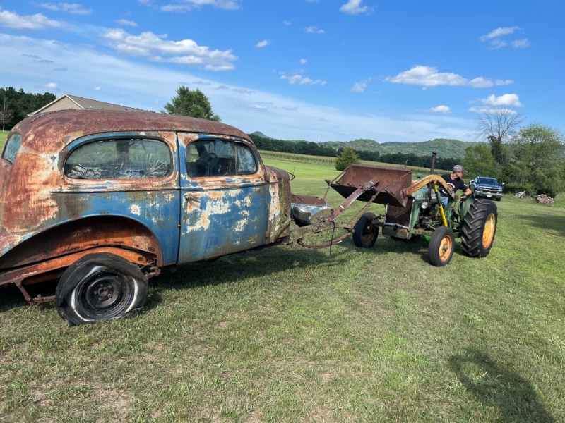 Oliver with 36 Chevy.jpeg