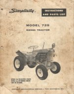 Simplicity Lawn & Garden Manuals