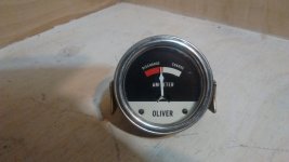 Oliver tractor gauge -- from Oliver dealer