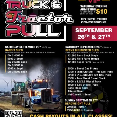 8th Annual Fall Truck & Tractor Pull Weekend Merrill, MI