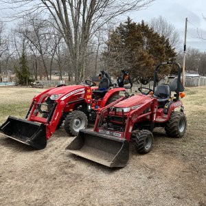 Massey Ferguson 1825E and GC2300