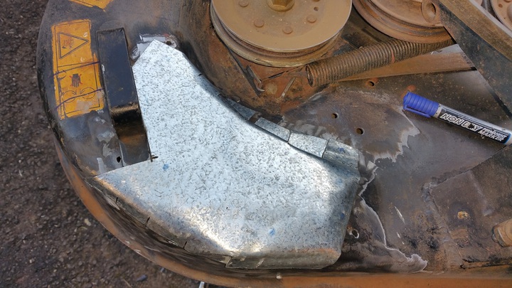 Welding Mower Deck Yesterday S Tractors Welding Mower Deck